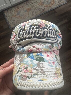 Robin Ruth Floral 'California' Quilted Baseball Cap